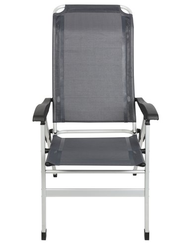 Fauteuil aluminium Confort Maxi Gris navy - MIDLAND par MIDLAND - MIDLAND - 3700628245971