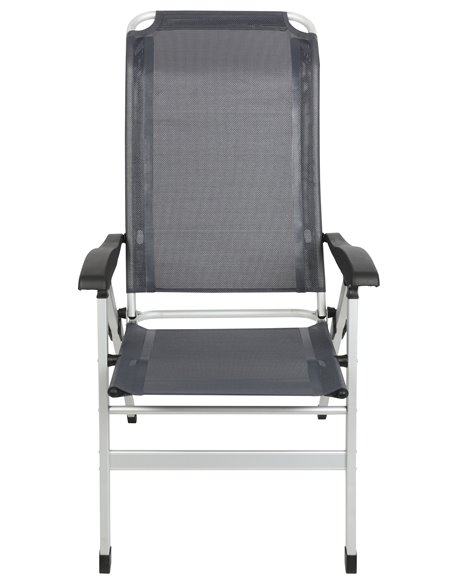 Fauteuil aluminium Confort Maxi Gris navy - MIDLAND par MIDLAND - MIDLAND - 3700628245971