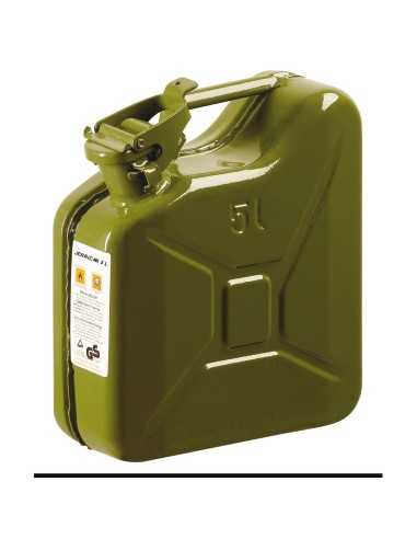 jerrican métal à carburant 5 litres - Générique - 3285050003301