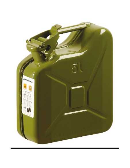 jerrican métal à carburant 5 litres - Générique - 3285050003301
