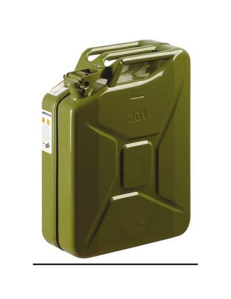 jerrican métal à carburant 20 litres - Générique - 3285050003325