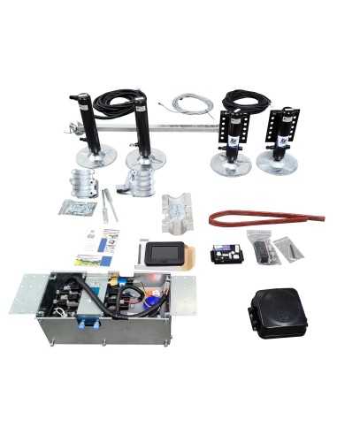 kit de base vérins hydrauliques level m fiat x250  2006, châssis alko - e&p hydraulics - E&P HYDRAULICS -