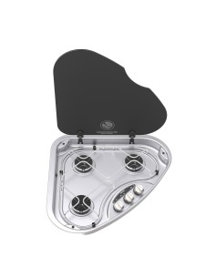 réchaud encastrable 3 feux basic line 330 version gauche - thetford - Thetford - 5060252080910