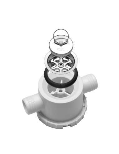 bonde à siphon deux sorties - smev - Smev - 3700628238621