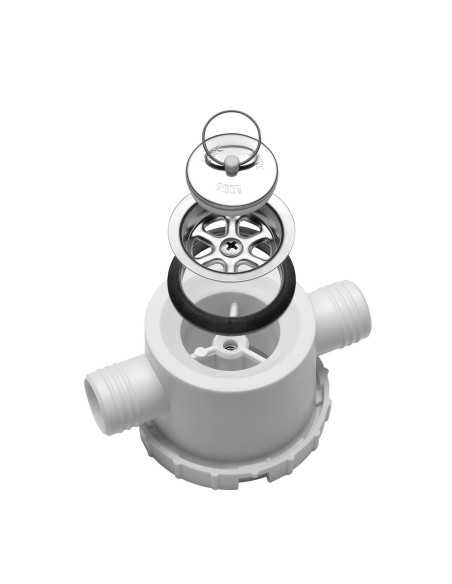 bonde à siphon deux sorties - smev - Smev - 3700628238621