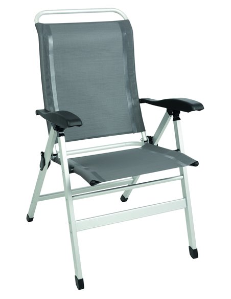 Fauteuil aluminium Confort Gris anthracite - MIDLAND par MIDLAND - MIDLAND - 3700628246008