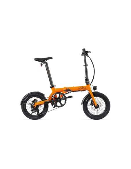 vélo à assistance électrique pliant city 4 speed 16 orange - eovolt - Eovolt - 7141249703703