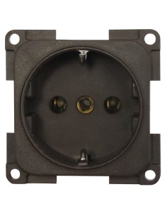 prise 220 volts allemande schuko marron - Générique - 4056161045899