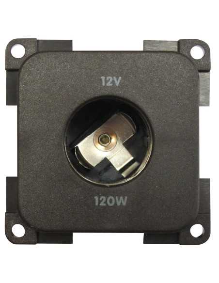 prise 12 volts diamètre 21 mm marron - Générique - 4056161046841