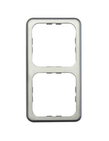 encadrement double gris métal - Générique - 4056161057601