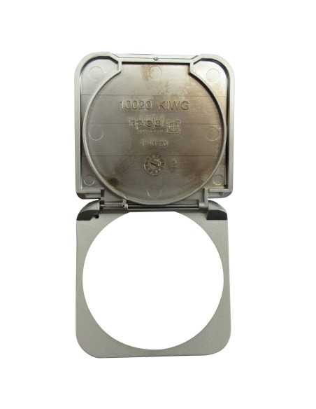 capot de protection rabattable gris métal - Générique - 4056161051968