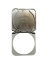 capot de protection rabattable gris métal - Générique - 4056161051968