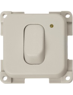 interrupteur à bascule 12v + voyant gris clair - Générique - 4056161045622