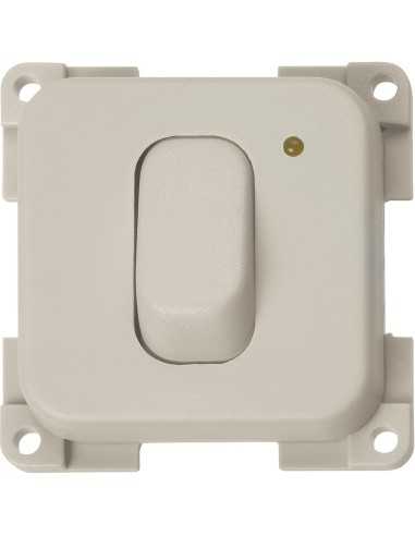 interrupteur à bascule 12v + voyant gris clair - Générique - 4056161045622