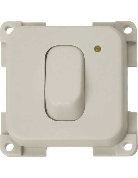 interrupteur à bascule 12v + voyant gris clair - Générique - 4056161045622
