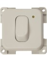 interrupteur à bascule 12v + voyant gris clair - Générique - 4056161045622
