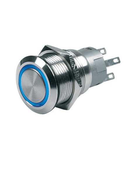 interrupteur métallique rétroéclairé interrupteur métalique rétroéclairé bleu - bep - BEP - 843687009146