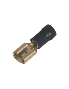 cosse plate femelle 6,3 mm bleue (1,5 à 2,5 mm²) - Générique - 3660343531073
