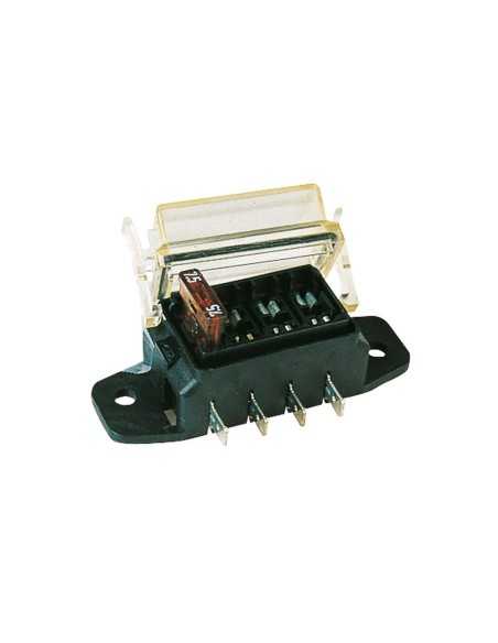 boîtier fusible 4 fusibles plats - Générique - 3700628239741