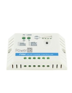 régulateur solaire pwm 10a - powerlib' - Powerlib' - 3700628245797