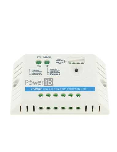 régulateur solaire pwm 10a - powerlib' - Powerlib' - 3700628245797