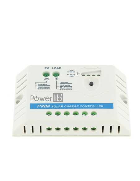 régulateur solaire pwm 10a - powerlib' - Powerlib' - 3700628245797