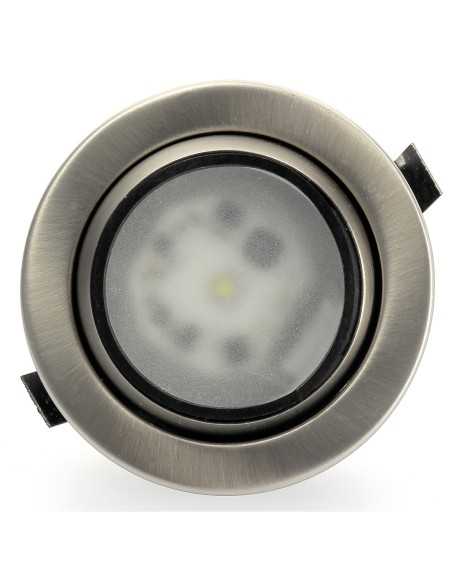 spot encastrable orientable à leds chromé - Générique - 3700628240006