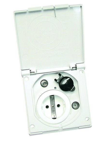 Multiprise Extérieure Tv Antenne 12/220v - Générique - 8715133024664