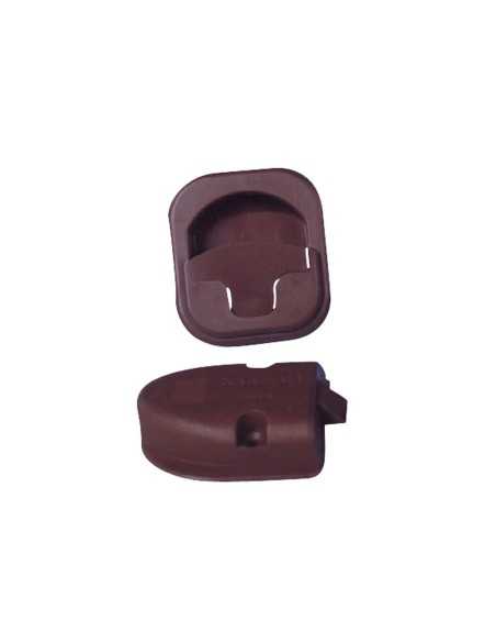 poignée encastrable marron - Générique - 3700628238386