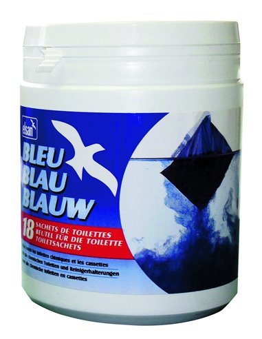 Additif Wc chimique 18 Sachets Bleu  - ELSAN - ELSAN - 5029558153407
