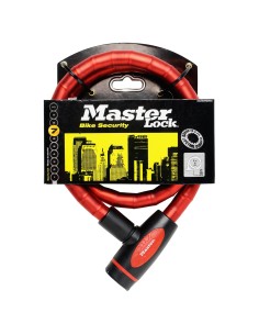 câble antivol articulé à clé - masterlock - Masterlock - 3520190934543