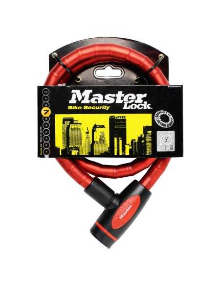 câble antivol articulé à clé - masterlock - Masterlock - 3520190934543