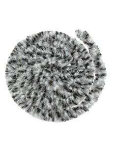 rideaux de porte chenille tricolore noir / blanc / gris 56 x 185 cm - incasa - INCASA - 3700628240341