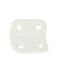 charnière plate nylon sans axe 40 x 40 mm blanche - Générique - 3700628237976