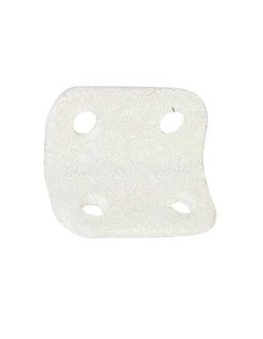 charnière plate nylon sans axe 40 x 40 mm blanche - Générique - 3700628237976