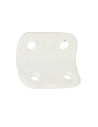 charnière plate nylon sans axe 40 x 40 mm blanche - Générique - 3700628237976
