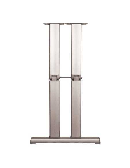 pied de table basculant aluminium double - Générique -