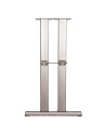 pied de table basculant aluminium double - Générique -