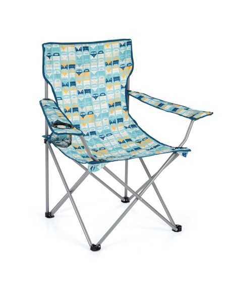 chaise de camping pliable - multibus/bleu - vw collection - VW Collection - 4015704291261