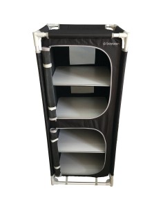 meuble de rangement tube 4 étagères - baya sun - Baya Sun - 3700628251286