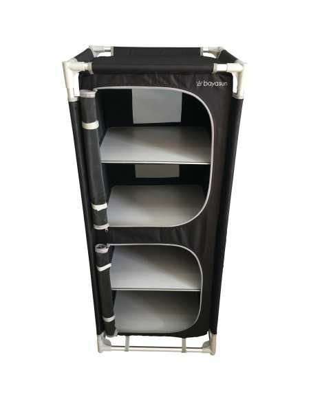 meuble de rangement tube 4 étagères - baya sun - Baya Sun - 3700628251286