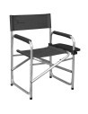 fauteuil metteur en scène avec tablette gris foncé - isabella - Isabella - 5705886834156