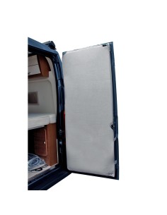 rideau thermique portes arrières premio 2 panneaux - gris clair - hindermann - Hindermann - 4250310184884