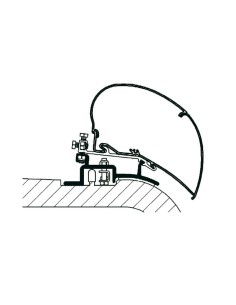 adaptateur de stores boxer/jumper/ducato jusqu'à 06 - thule - Thule - 5415182005005