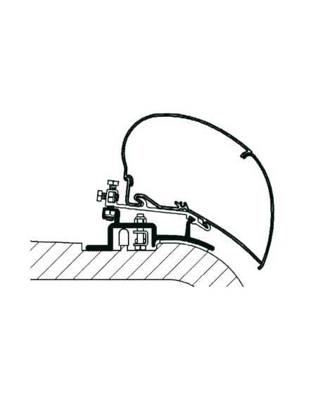 adaptateur de stores boxer/jumper/ducato jusqu'à 06 - thule - Thule - 5415182005005