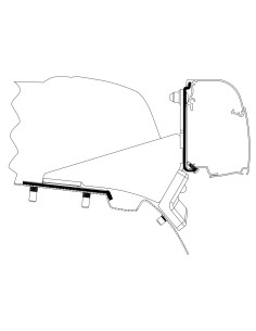 adaptateur omnistor 4200 mercedes benz vito/v-class toit relevable sans rail - thule - Thule - 5415182065122