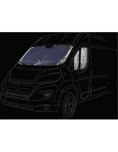 protection intérieure in-termik - cabine 3 pièces (2 vitres avant + pare-brise) ducato ii /boxer /jumper - soplair - 36639701306