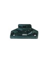 gâches en plastique entraxe 38 mm noire - Générique - 3606260100947