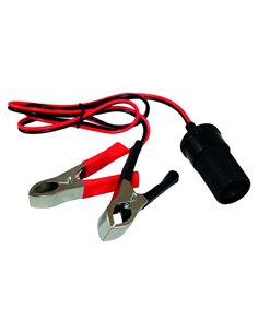 Prise 12v Avec Pinces Batteries - Générique - 8715133040497