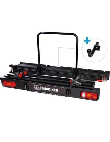 porte-vélo xm290 avec crochet d'attelage - busbiker - Busbiker -